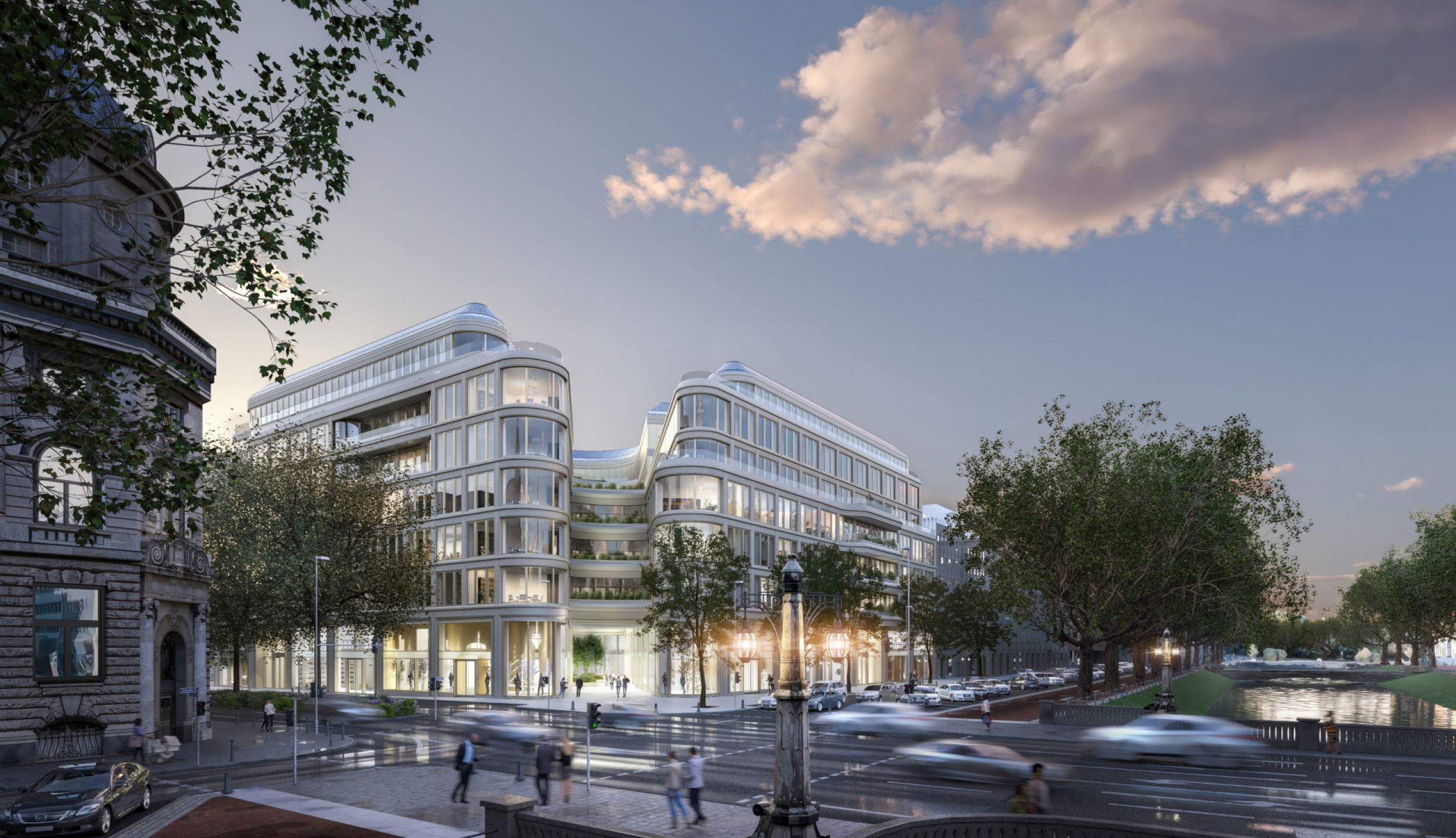 In the New Heart of Düsseldorf Hines Leases Office Space at… - Hines