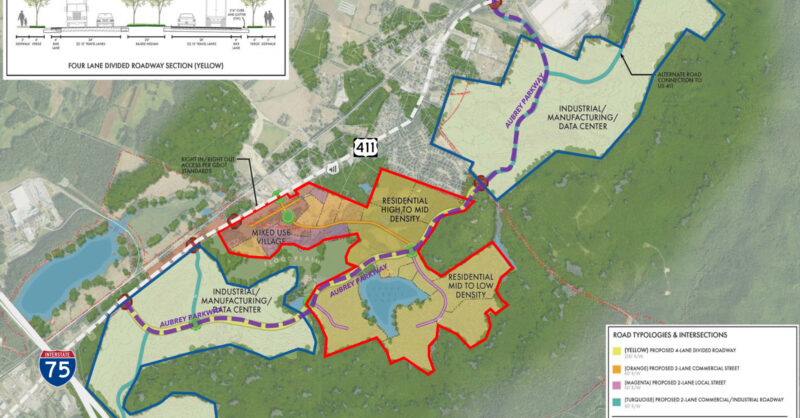 Hines and Aubrey Corporation Unveil Atlanta Suburb Development